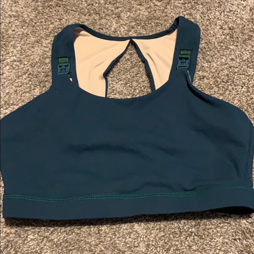 Nursing sports bra